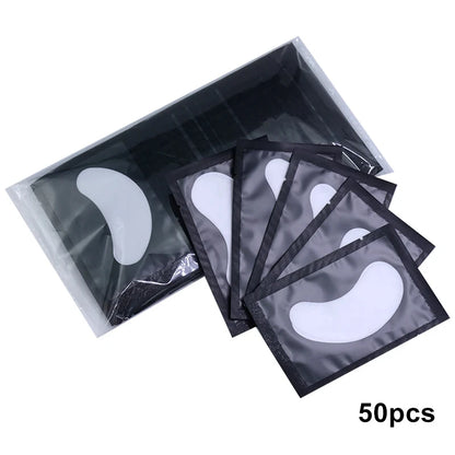 50/100pairs eye patches eyelash extension under eyelashes fake lashes stickers lash extension supplies patches for building eye