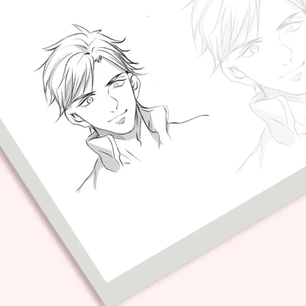 Comics Anime Sketch Tutorial Book Novice Girl Boy Line Draft Tracing Book Zero Basic Practice Comics Hand Drawn Book School