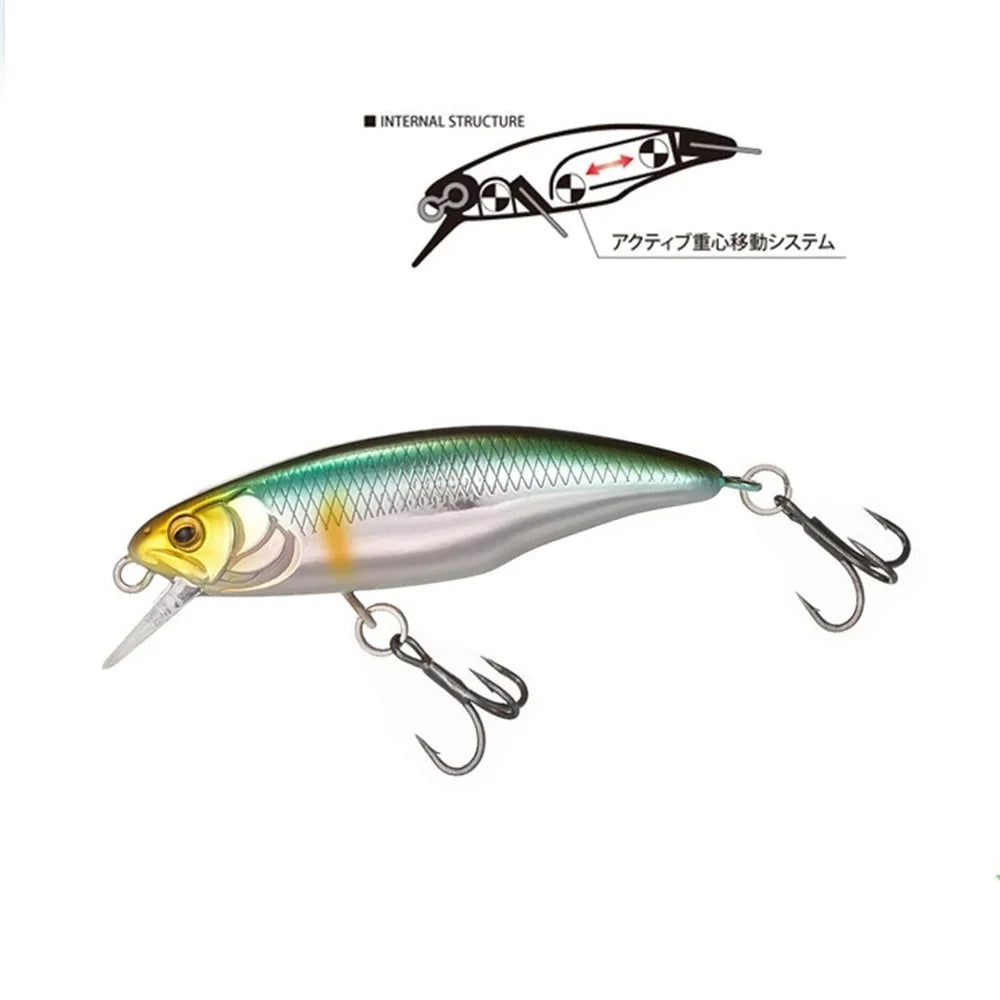 Japan Hot Model Sinking Minnow Fishing Lures 52mm 4.5g Jerkbait Bass Pike Carkbait Wobblers Swimbait Professional Hard Bait
