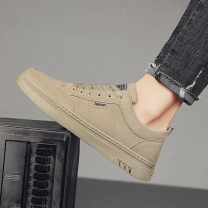 Men's Shoes 2025 New Spring Work Safety Shoes, Anti-slip, Wear-resistant, Versatile Casual Sports Work Shoes, Men's Board Shoes