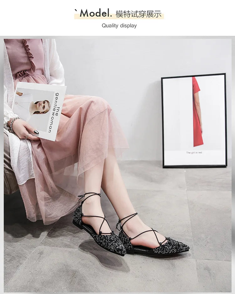 أحذية نسائية فاخرة أنيقة مريحة من تصميم 2022، أحذية نسائية أنيقة للبالغين، أحذية زفاف مثيرة برباط متقاطع