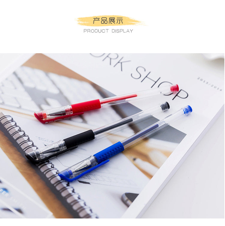 Gel pens Set Black Blue Red Refill Gel Pen Bullet Tip 0.5mm School & office Supplies Stationery kawaii accessories stationery