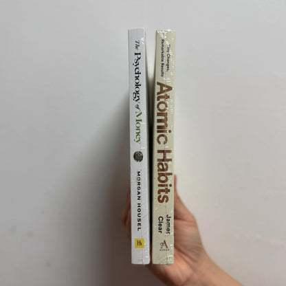 The Psychology of Money Atomic Habits Timeless Lessons on Wealth,Greed, and Happiness A Simple Way to Build Good Habits & Break