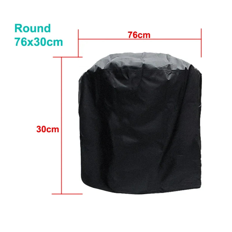 BBQ Grill Barbeque Cover Anti-Dust Waterproof Weber Heavy Duty Charbroil BBQ Cover Outdoor Rain Protective Barbecue Cover