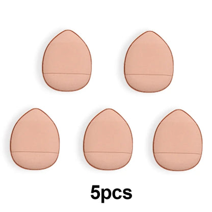 5/10Pcs Mini Finger Puff Foundation Small Air Cushion Powder Sponge Face Concealer BB Cream Cosmetic Applicator Makeup Tools