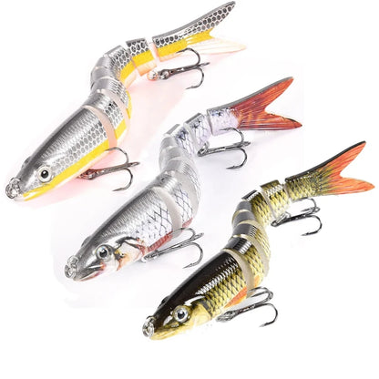 Fishing Lures Multi Jointed Swimbait Crank Bait Slow Sinking Bionic Artificial Bait Freshwater Saltwater Trout Bass Fishing Acce