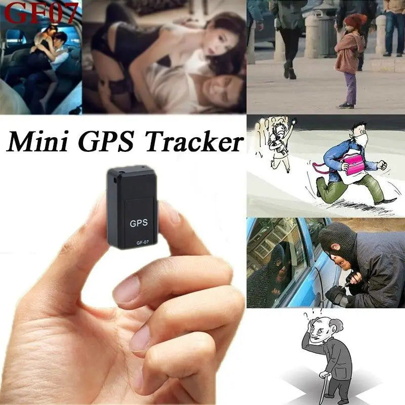 Mini GF07 GPS Car Tracker Real Time Tracking AntiTheft Anti Lost Locator Strong Magnetic Mount SlMMessage Positioner