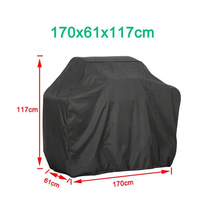 BBQ Grill Barbeque Cover Anti-Dust Waterproof Weber Heavy Duty Charbroil BBQ Cover Outdoor Rain Protective Barbecue Cover