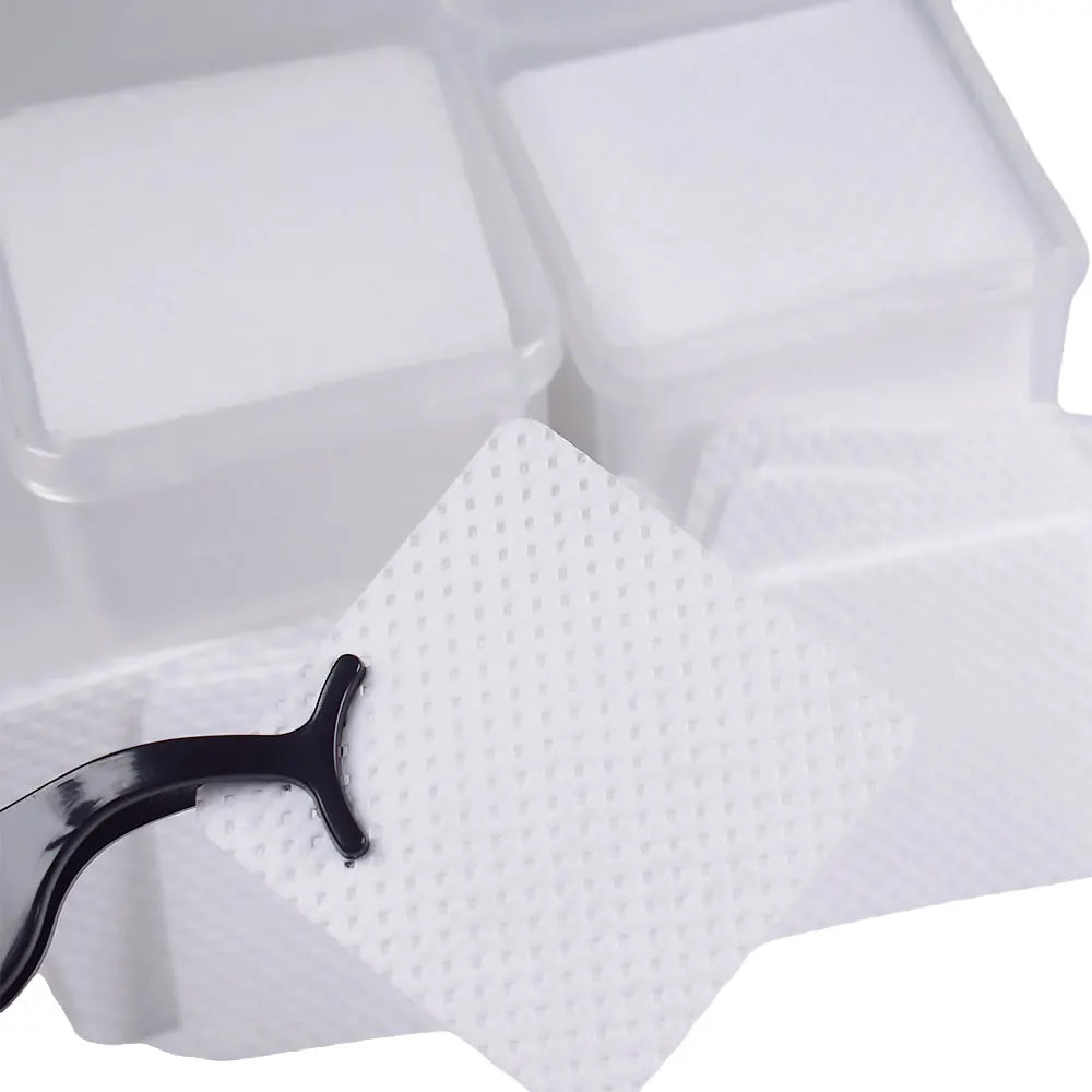 200pcs Wipes Paper Cotton Eyelash Glue Remover Wipe Mouth Of The Glue Bottle Prevent Clogging Glue Cleaner Pads Lash Extension