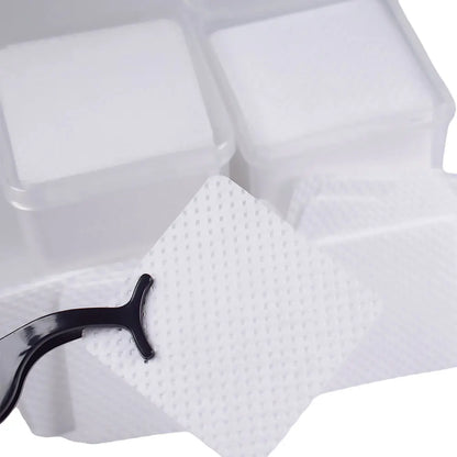 200pcs Wipes Paper Cotton Eyelash Glue Remover Wipe Mouth Of The Glue Bottle Prevent Clogging Glue Cleaner Pads Lash Extension