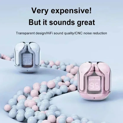 T2 Wireless Mini Earbuds LED Power Digital Display TWS Wireless Headset Stereo Sound Bluetooth Headphones