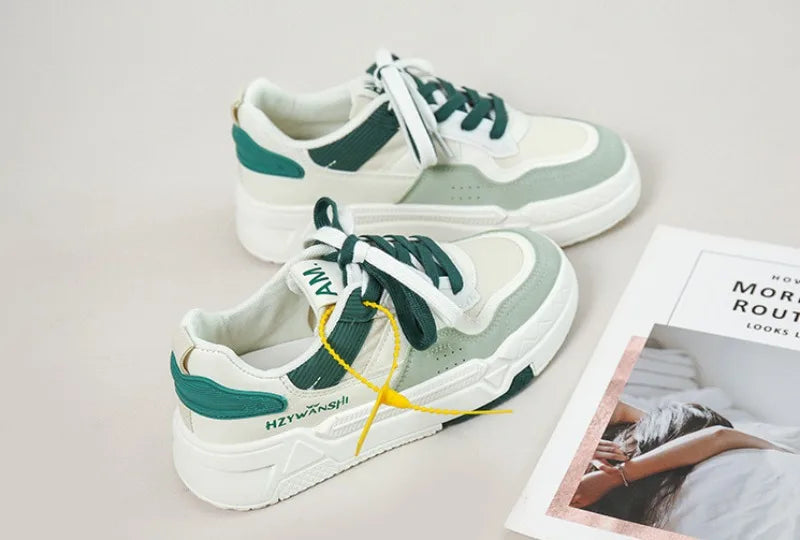 2025 New Women Shoes High Quality Original All-match Platform Casual Sneakers Trends Sweet American Fashion Student Boards Shoes