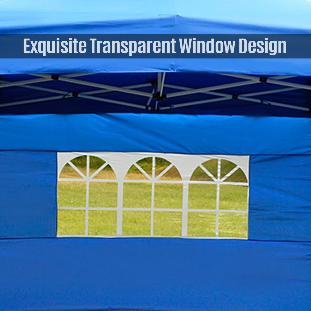 Tent Curtain with Window Tent Sidewall For Outdoor Activities Champing Waterproof Wear-Resistant UV Resistant Removable Canopy