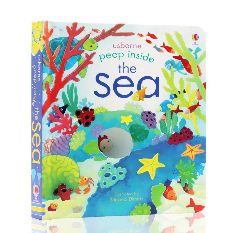 Peep Inside Usborne Book English Educational Picture Books for Kids Children Fairy Tale Learning Gifts