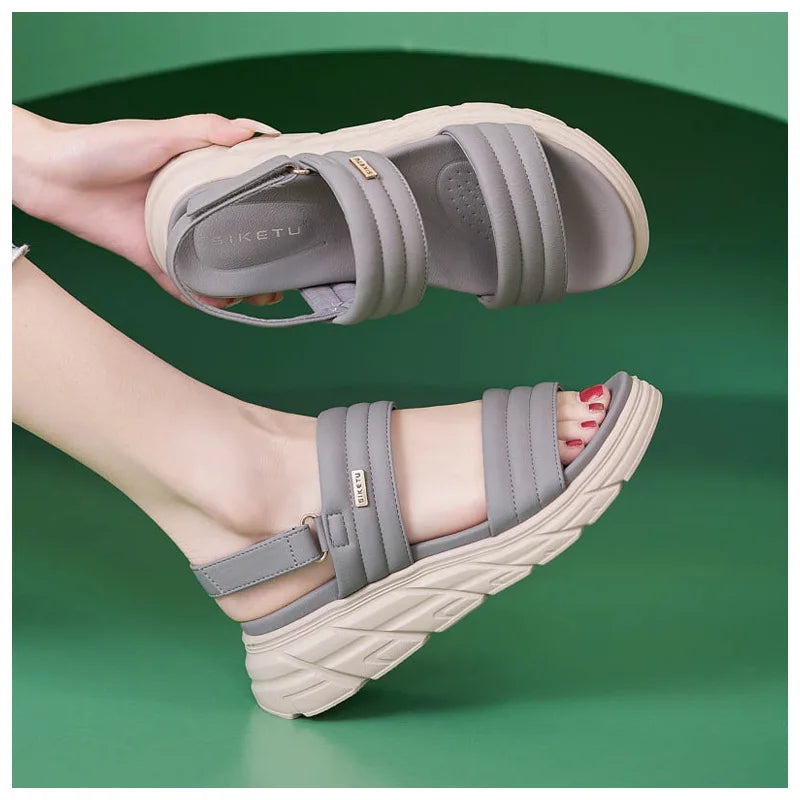 Shoes for Women 2025 Summmer Fashion Women Platform Sandals Casual Comfortable Non-slip Wedges Shoes Zapatos De Mujer