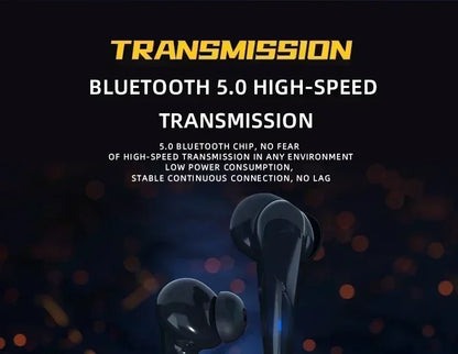 X15Pro Gaming Earbuds Wireless Bluetooth Earphones With Mic Bass Audio Sound Positioning 9D Stereo Music HiFi Headset For Gamer