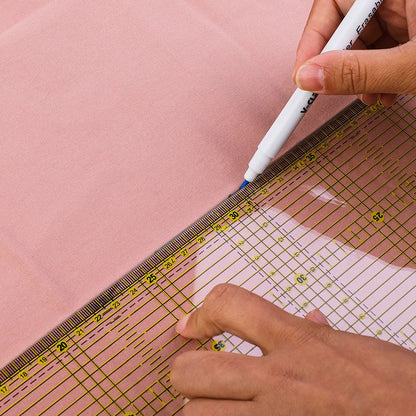 مسطرة ترقيع شفافة متعددة الأحجام من الأكريليك، مسطرة رسم، أدوات خياطة وقياس للمكتب والمدرسة