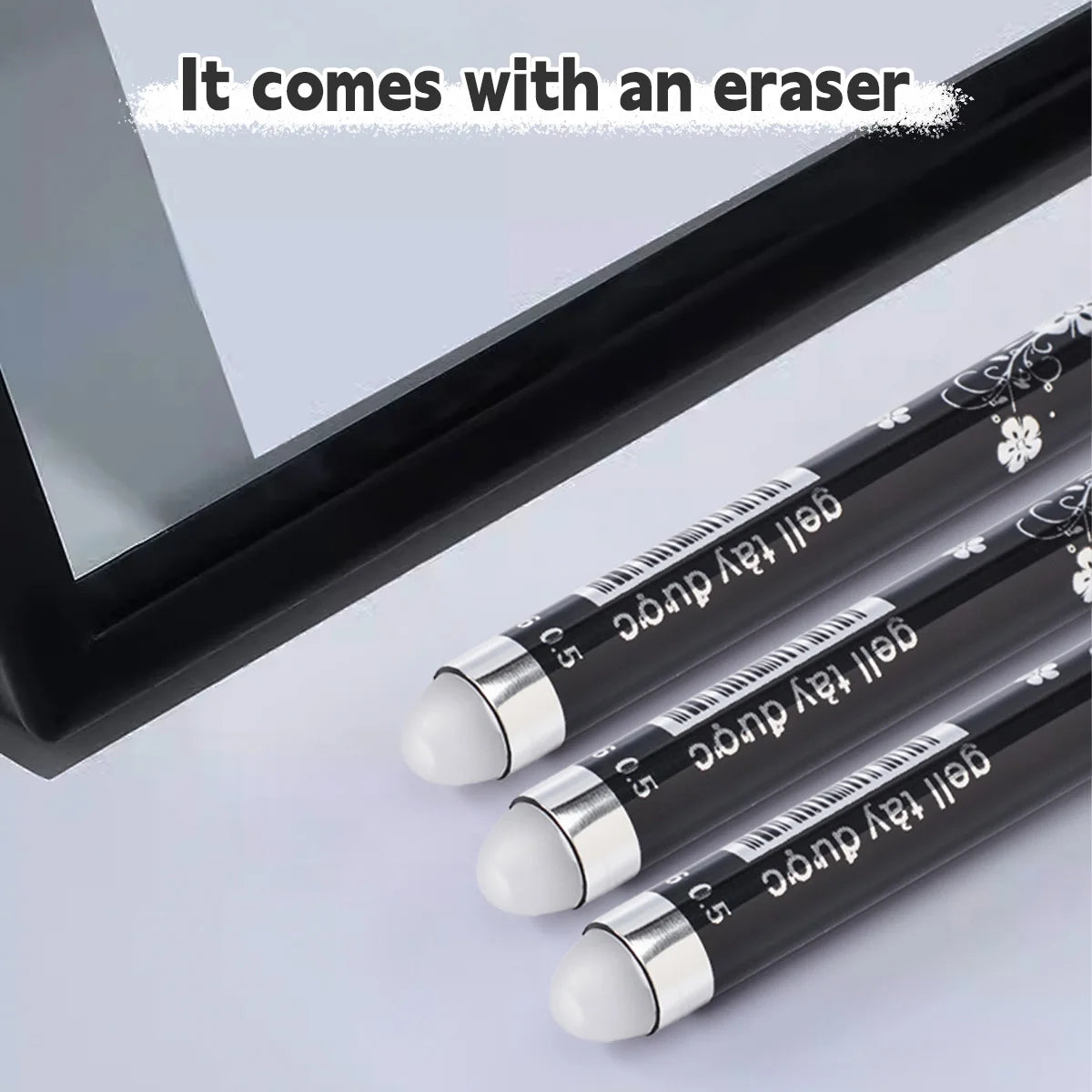 26 Pcs/Set Kawaii Erasable Pens 0.5mm Gel Pen Waterproof Gel Ink Stationery School Writing supplies for Notebook Office Student