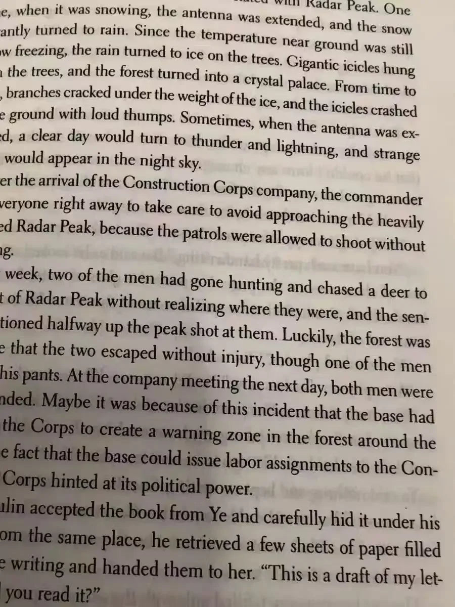 The Three-Body Science Fiction Book By Liu Cixin English Version