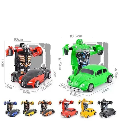 Transforming Inertial Car with Collision Technology: Autobot Robot Car for Boys
