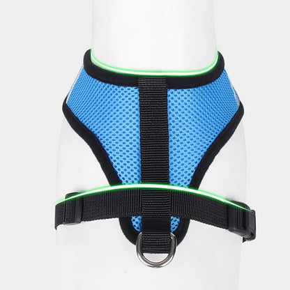 Cat Harness Vest Walking Lead Leash For Puppy Dogs Collar Polyester Adjustable Mesh Dog Harness For Small Medium Pet Accessories