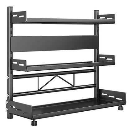 Kitchen seasoning rack, countertop knife holder, multi-functional seasoning, kitchen utensils, multi-layer storage rack