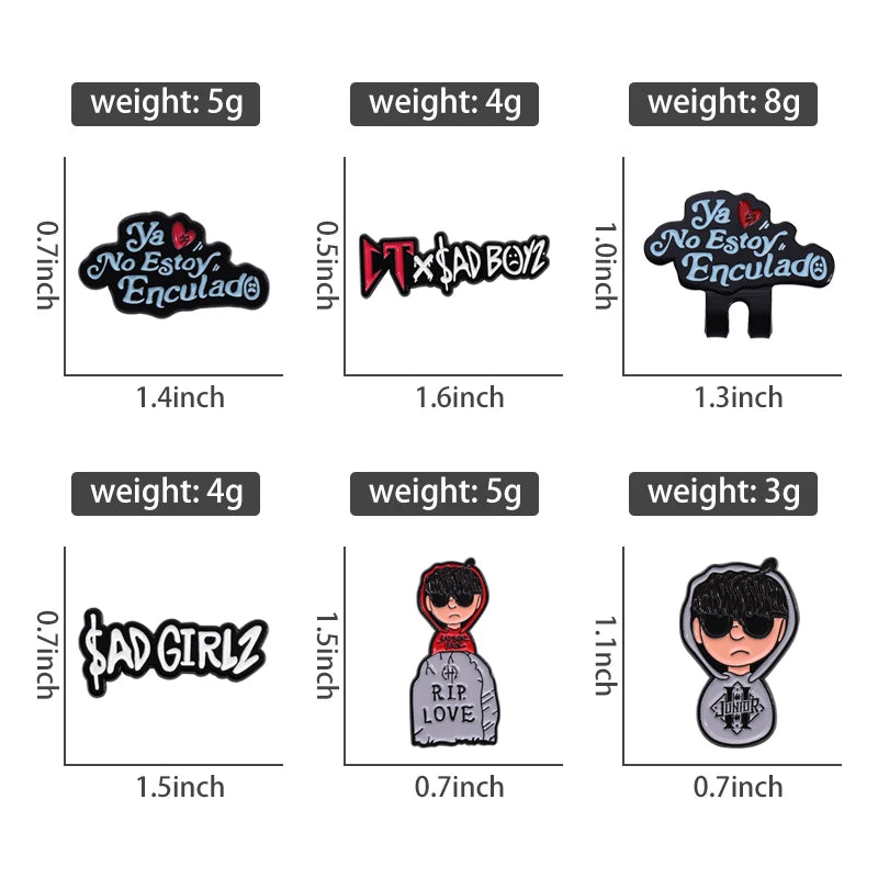 Retro Mexican Metal Hat Clip Pins Enamel Pins Cartoon Sloth Boy Baseball Cap Golf Cap Hat Badge Accessories Fashion Jewelry Gift