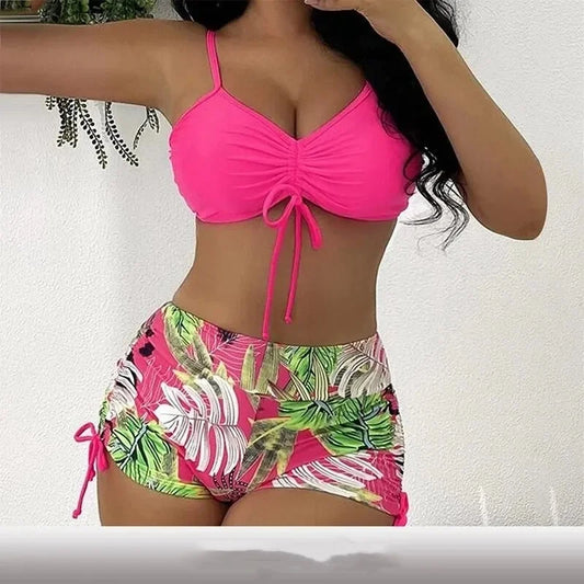 Clearance_Sexy Bikini Women's Swimwear Push Up Bikini Set High Waist Shorts Swimwear Female Swim Suit Beachwear_Continuous updat