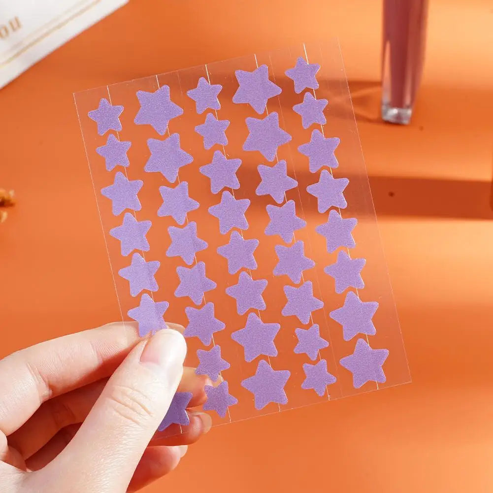 40pcs Colorful PE Pimple Patches Cute Star Shaped Pimple Cover Sticker Invisible Pimple Cover Removal Pimple Patch