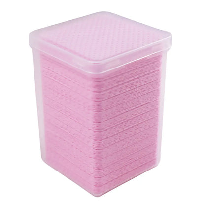 200pcs Wipes Paper Cotton Eyelash Glue Remover Wipe Mouth Of The Glue Bottle Prevent Clogging Glue Cleaner Pads Lash Extension