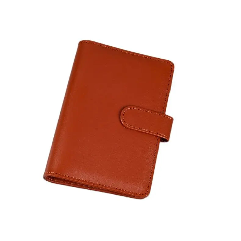 Macaroon Color A6/A5 PU Leather DIY Binder Notebook Cover Diary Agenda Planner Paper Cover School Stationery