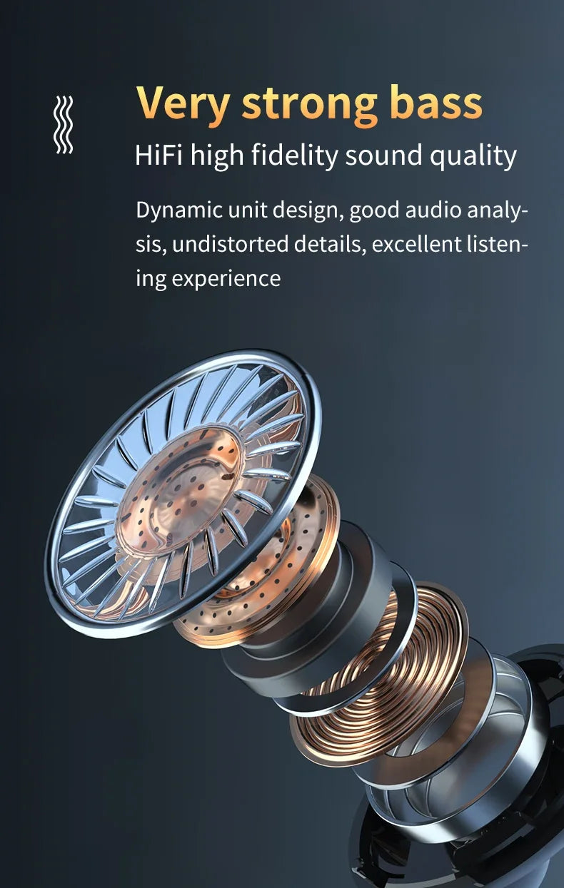 TWS M10 Wireless Bluetooth Headset with Charge Box for Phone Noise Cancelling Mic Earbuds LED Display Headphones Sport Earphones