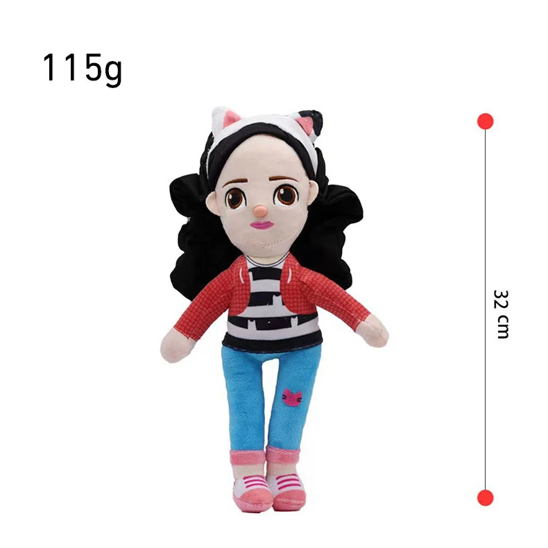 Animals Plush Gabby Dollhouse Lovely Plush Gaby Toy Plush House Cat Doll Cartoon Stuffed Animals Mermaid Cat Plushie Dolls Kids