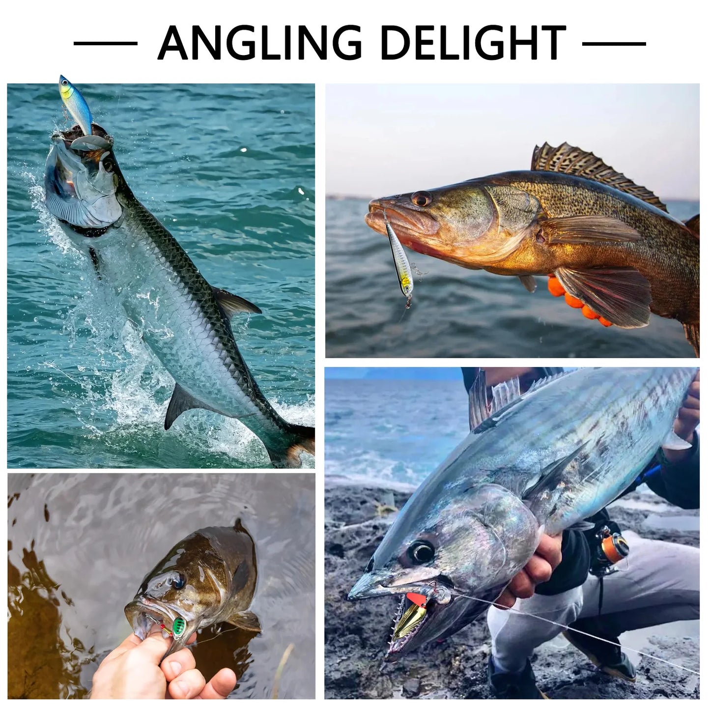 Fishing 83/133/193/239/409pcs Fishing Lure Kit For Trout/Pike/Bass Multi-Lure Fishing Set Layered Tackle Pro Gear Tackle Box