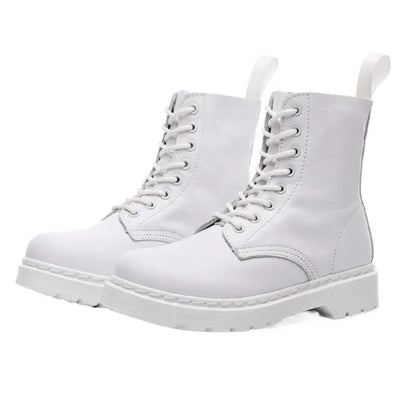 أحذية نسائية 2024 أحذية نسائية برباط للخريف بأصابع مستديرة ومنصة قصيرة صلبة مقاومة للماء وعصرية أحذية عارية