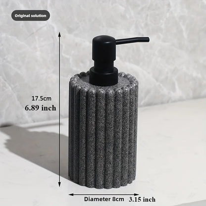 Bathroom accessories and toiletries include lotion bottles, swab boxes and trays, which are available in a variety of colors.