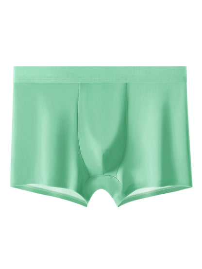 4Pcs Men's Underwear Ice Silk Breathable Soft Men's Pants Fashion Personality Sports Fitness Casual Men's Boxers Briefs