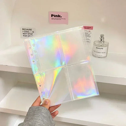 10pcs 1-4 Grids Transparent Inlay Idol Card Collect Book Inner Page Inner Kpop Binder Photocard Holder Photocard Binder 포토카드 바인더