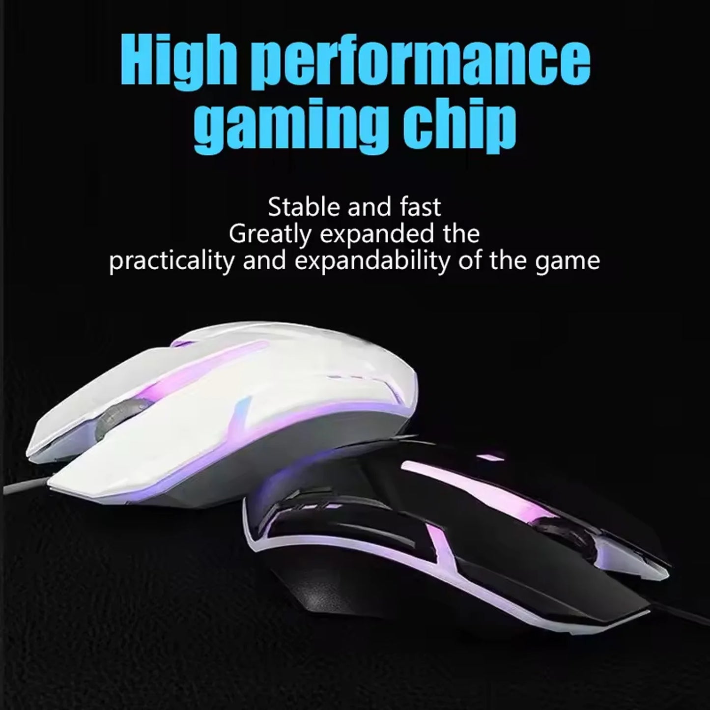 Practical Computer Mouse USB Mechanical Gaming Keyboard Mouse Anti-slip Matte Computer Keyboard For Suitable For PC And Tablets