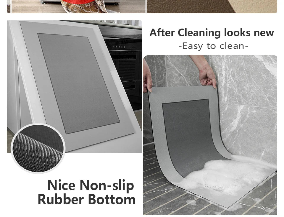 Bathroom Floor Mat Water-absorbing Non-slip Dirt-resistant Carpet Flower Diatom Mud Special-shaped Rug Door Home Decoration Mats