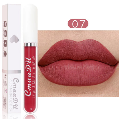 Waterproof Long Lasting Matte Lip Gloss Non Stick Cup Liquid lipstick