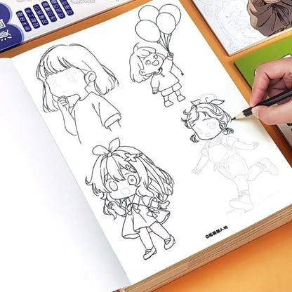 New Anime Drawing Copy Books Cartoon Character Copy Comics Tutorial Books Painting Exercise Book Hand Drawn Book Gifts