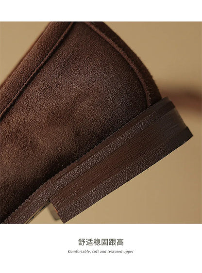 Shoes for Women 2024 Summer Brown Casual Flats Ladies Shoe Fashion Suede Loafers Soft Sole Non-Slip Feminino Zapatos Mujer