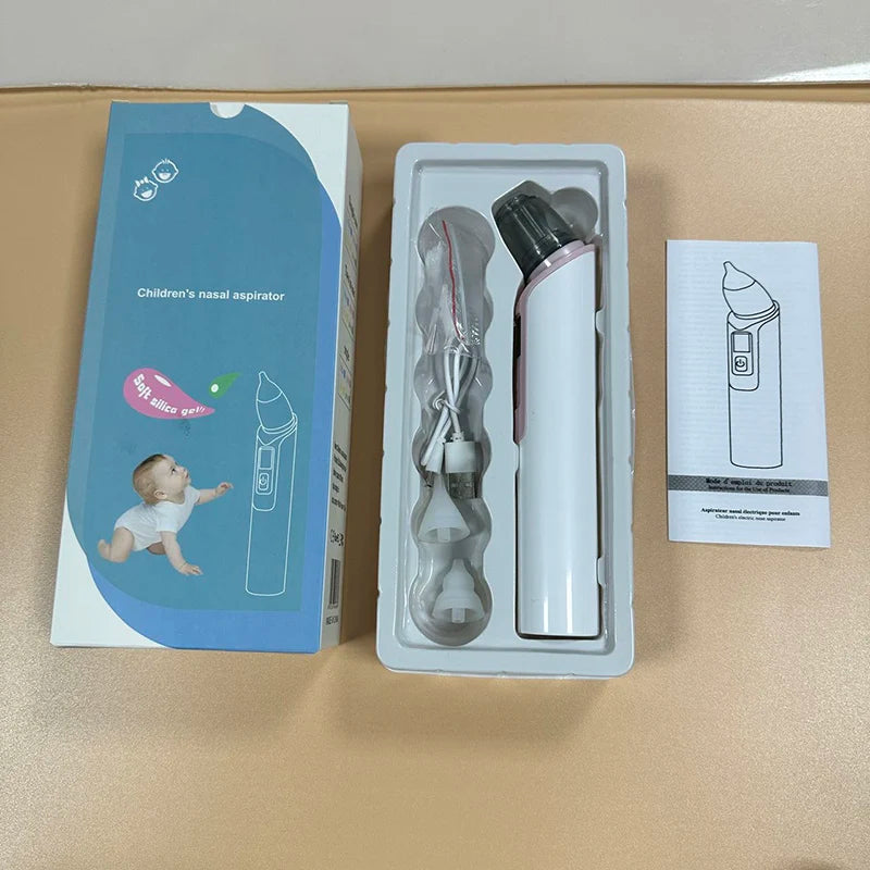 2024 New Pattern Baby Electric Nasal Aspirator Charging Version Newborn Baby Nasal Aspirator Suck Out Prevent Nasal Congestion