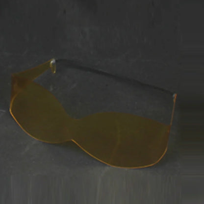 Anime Hawks Cosplay Accessories Adult Men Transparent Yellow Glasses Earphone Halloween Party Roleplay Props