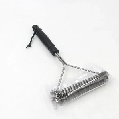 Barbecue Grill BBQ Brush Clean Tool Grill Accessories Stainless Steel Bristles Non-stick Cleaning Brushes Barbecue Accessories