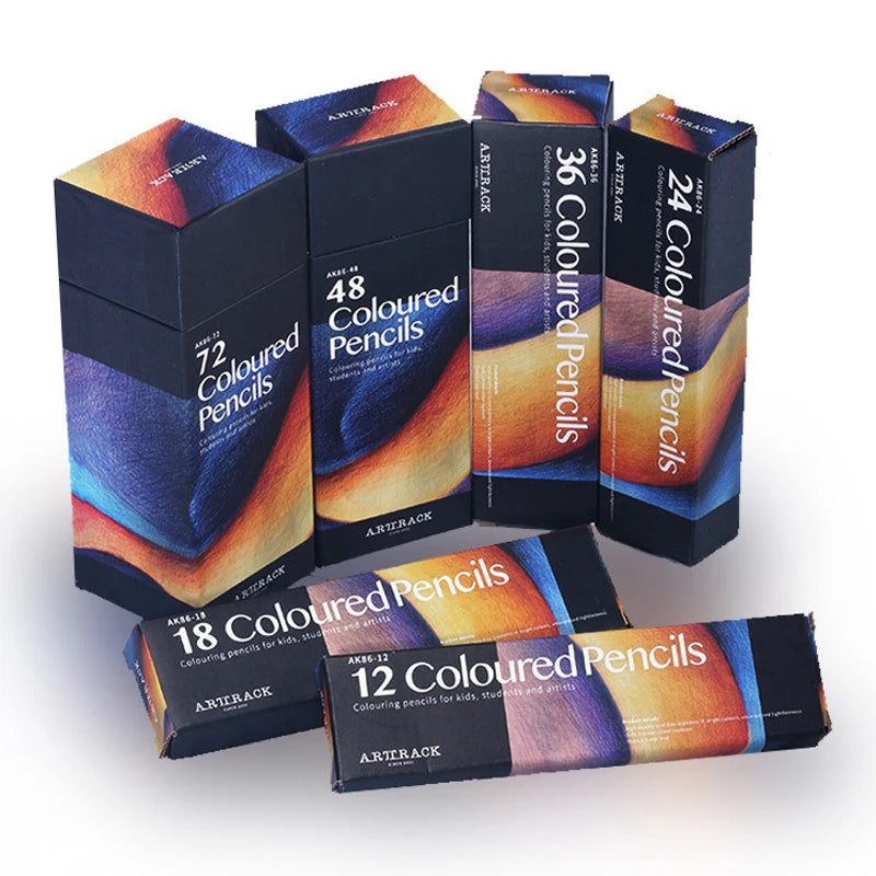 12/18/24/36/48/72 Colors Oily Colored Pencils Set Wood Professional Artist Painting Drawing Sketch Art Design Student Supplies