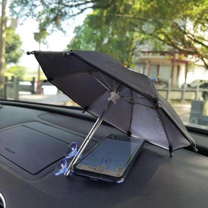 Mobile Phone Parasol Phone Umbrella For Sun Anti-Glare Sun Shade Cover Sun Shield Car Shade Visor Cell Phone Sunshade Holder