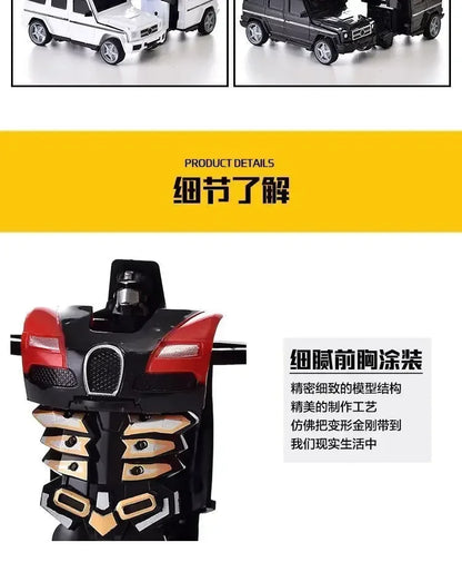 Transforming Inertial Car with Collision Technology: Autobot Robot Car for Boys