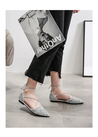 أحذية نسائية فاخرة أنيقة مريحة من تصميم 2022، أحذية نسائية أنيقة للبالغين، أحذية زفاف مثيرة برباط متقاطع